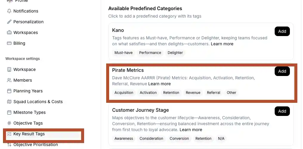 Turn on Pirate Metrics