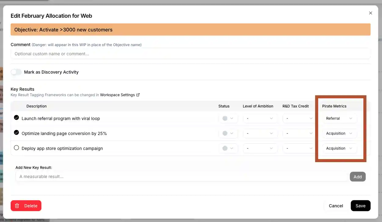Tagging With Pirate Metric